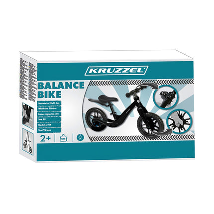 Black Balance Bike for Kids – Lightweight, Durable