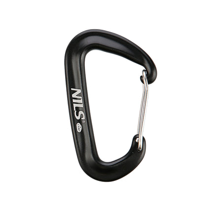 Black Carabiner 12KN, Lightweight, Durable