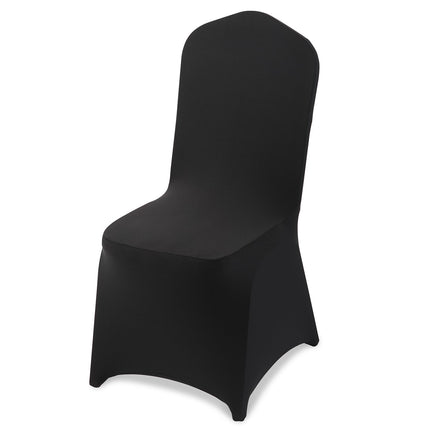 Black Chair Covers 100-Pack, Stretch Spandex Slipcovers