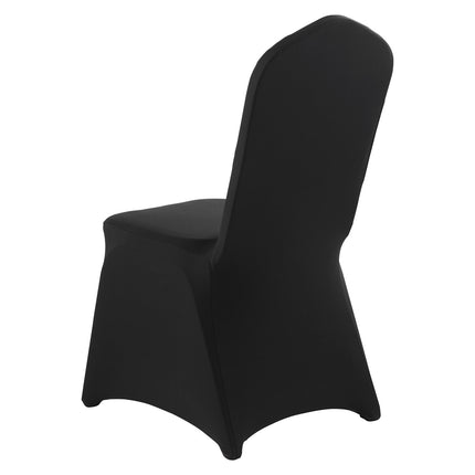 Black Chair Covers 100-Pack, Stretch Spandex Slipcovers