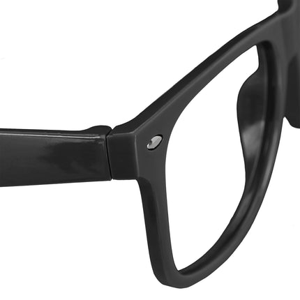 Black Costume Glasses, Set of 12 for Parties