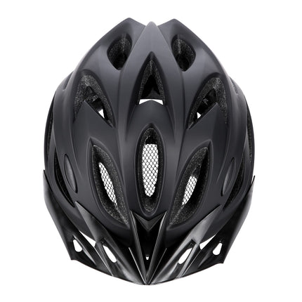 Schwarzer Fahrradhelm, Größe L (55-61 cm)