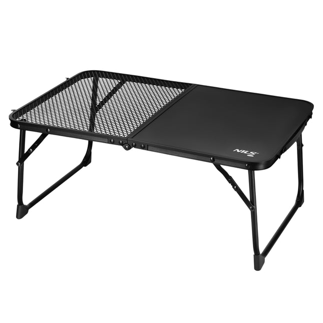 Zwarte opklapbare campingtafel – Lichtgewicht, compact, 60x40 cm