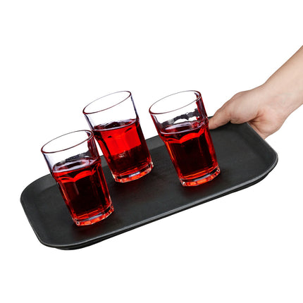 Schwarze Gastro-Tabletts 35x25cm, 3er-Set