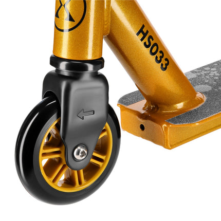Stunt Scooter Schwarz-Gold, Robustes Design