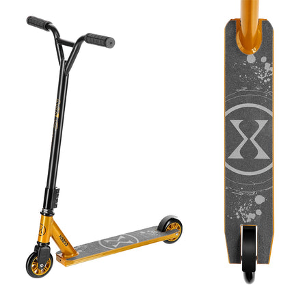 Stunt Scooter Schwarz-Gold, Robustes Design