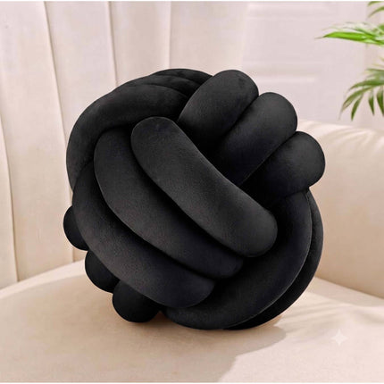 Black Knot Pillow, 25 cm – Polyester Foam