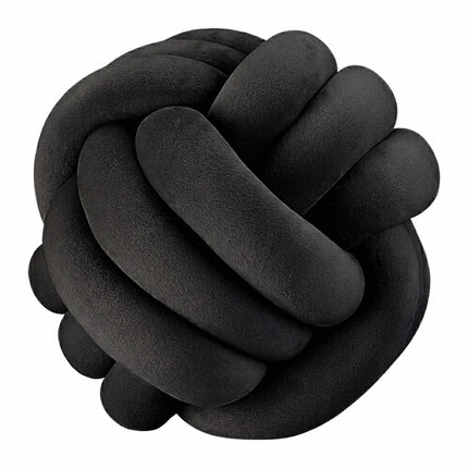 Black Knot Pillow, 25 cm – Polyester Foam