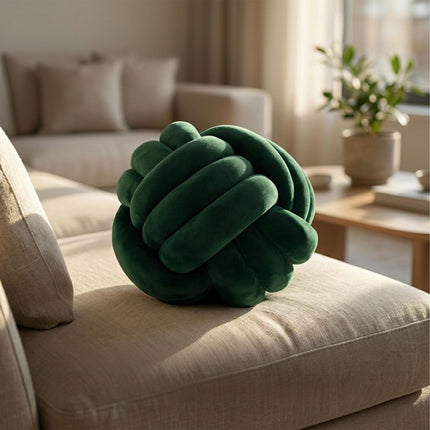 Black Knot Pillow, 25 cm – Polyester Foam