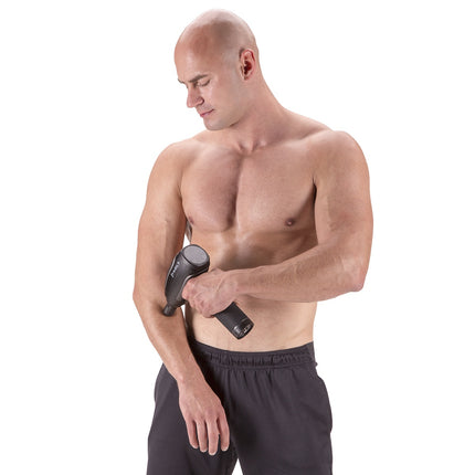 Schwarze Massagepistole, Handheld-Tiefengewebe-Massagegerät