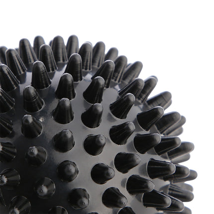 Schwarzer Massage-Igelball – Schmerzlinderung, 6 cm