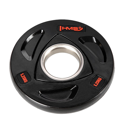 Schwarze Olympia-Hantelscheibe 1,25 kg