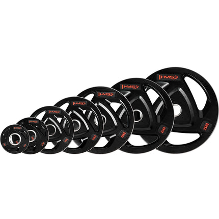 Schwarze Olympia-Hantelscheibe 1,25 kg