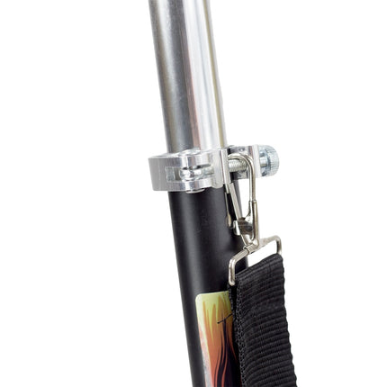 Black PU Scooter, 205mm Wheels, Foldable Design