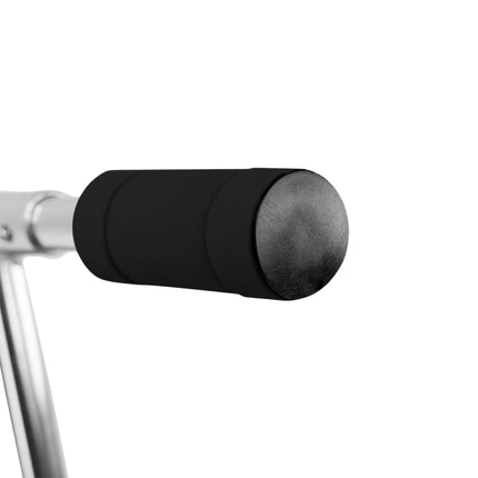 Black PU Scooter, 205mm Wheels, Foldable Design