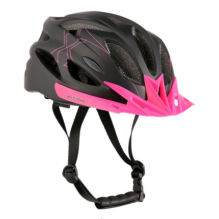 Schwarz-Pinker Helm, Größe S (50-59cm)