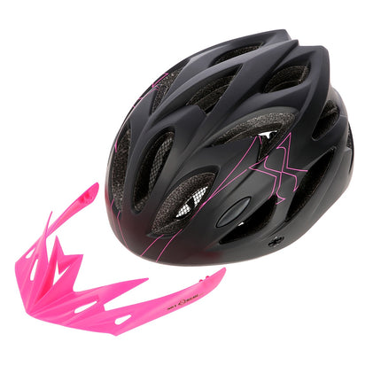Schwarz-Pinker Helm, Größe S (50-59cm)
