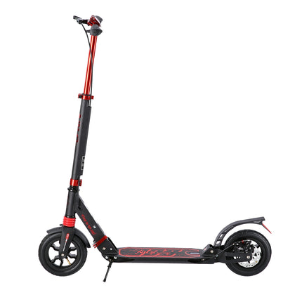 Schwarz-Roter Tretroller, Höhenverstellbar