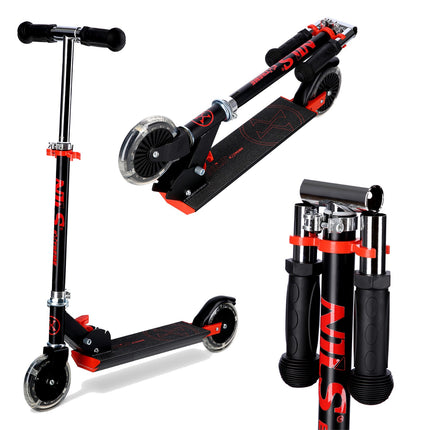Schwarz-Roter Roller, 120 l, Robustes Design