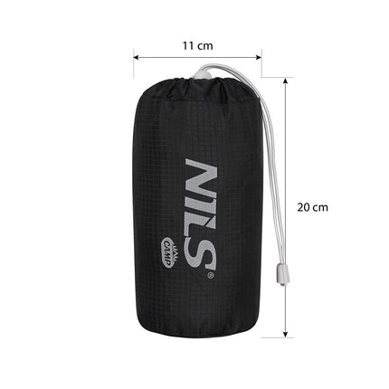 Schwarzer Laufrucksack, leicht, verstellbare Träger