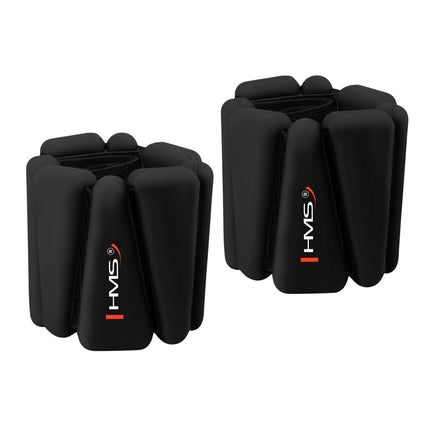 Schwarze Silikon-Trainingsgewichte für Knöchel und Handgelenke