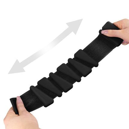 Schwarze Silikon-Trainingsgewichte für Knöchel und Handgelenke