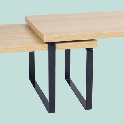 Black Spice Rack Set of 2 – Adjustable MDF and Iron
