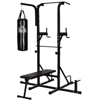 Black Steel Punching Bag - Large 180x183x219 cm