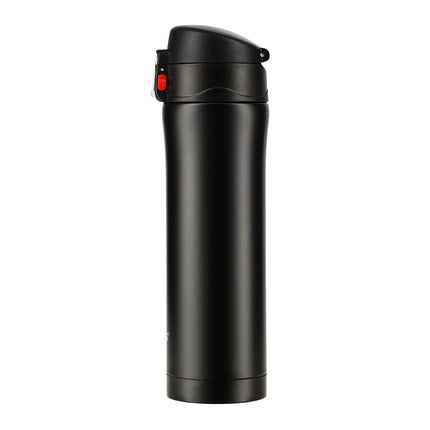 Černý termohrnek, 10 oz, izolovaný
