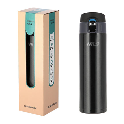 Black Thermal Cup, 28oz, Insulated Stainless Steel