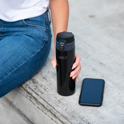 Black Thermal Cup, 28oz, Insulated Stainless Steel