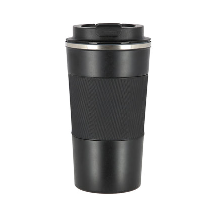 Černý termohrnek, izolovaná nerezová ocel, 9oz