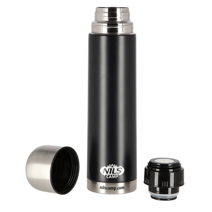 Black Thermos, Stainless Steel, 500ml