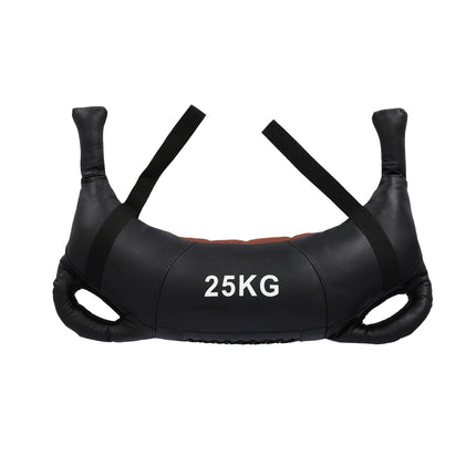 Schwarzer Trainingssack, 25 kg, Gewichtheberausrüstung