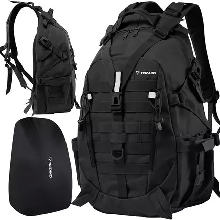 Schwarzer Militär-/Touristenrucksack Trizand 20534 