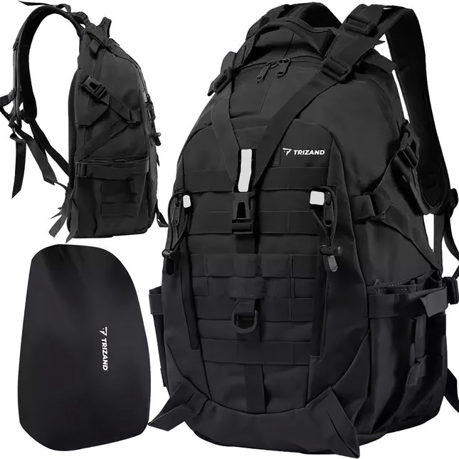 Schwarzer Militär-/Touristenrucksack Trizand 20534 