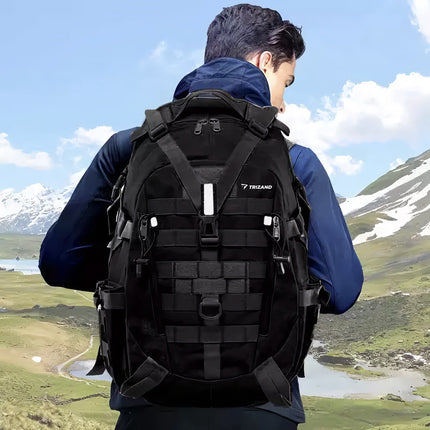 Schwarzer Militär-/Touristenrucksack Trizand 20534 