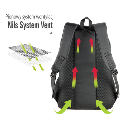 Black Urban Backpack, Durable, Spacious, Unisex