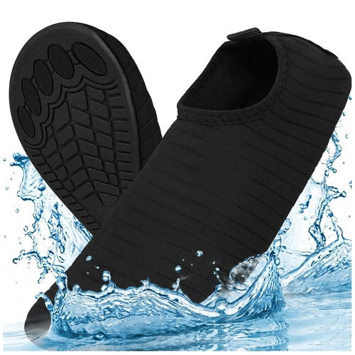 Schwarze Badeschuhe, Größe 40, rutschfest, schnelltrocknend