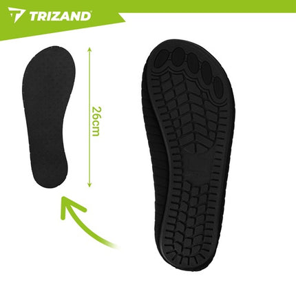 Schwarze Badeschuhe, Größe 42, rutschfest, schnelltrocknend