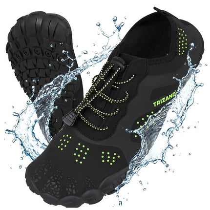 Schwarze Wasserschuhe, Größe 43, 5 mm rutschfeste Sohle