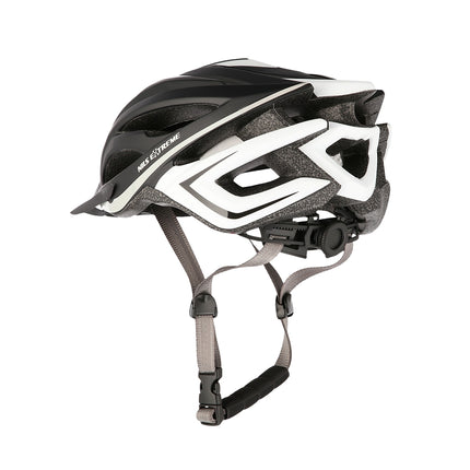 Schwarz-Weiß Helm, Größe S (48-53 cm)
