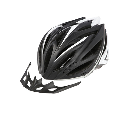Schwarz-Weiß Helm, Größe S (48-53 cm)