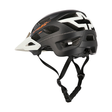 Black-White Size L Helmet, 55-61 cm