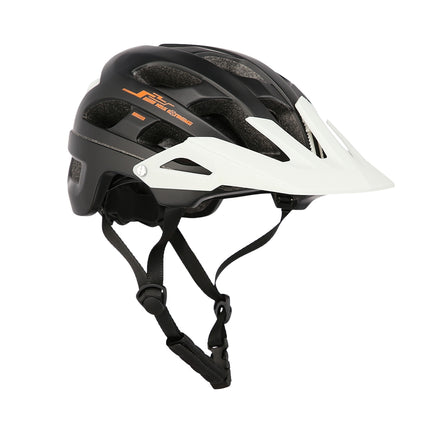 Schwarz-Weiß Größe M (53-58 cm) Fahrradhelm