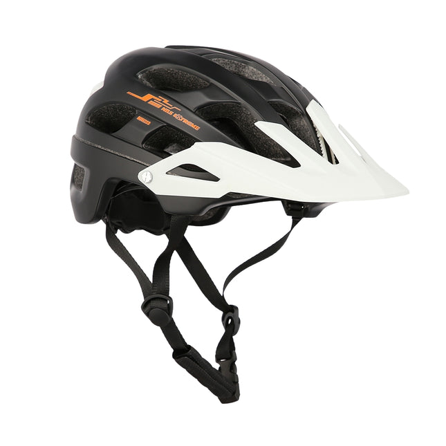 Schwarz-Weiß Größe M (53-58 cm) Fahrradhelm