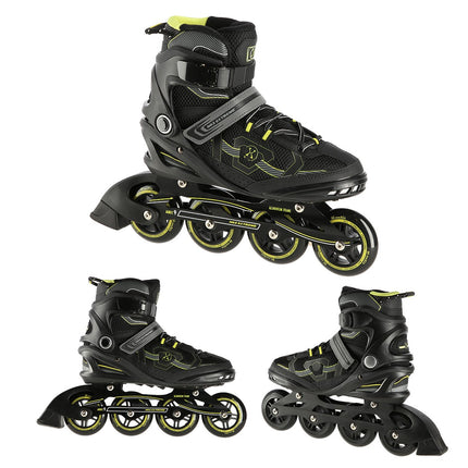 Black-Yellow Size 39 In-Line Skates
