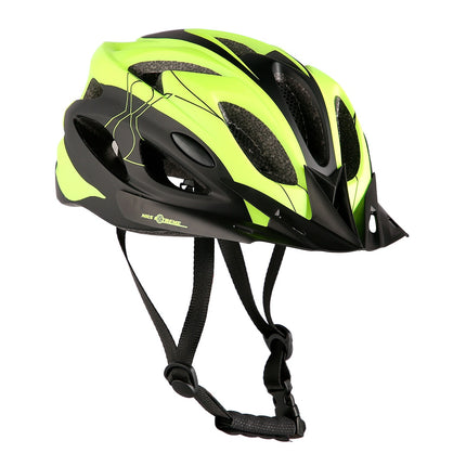 Schwarz-Gelb Größe L (55-61cm) Fahrradhelm