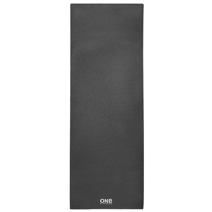 Schwarze Yogamatte, rutschfest, 6mm dick