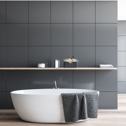 Black bamboo storage basket